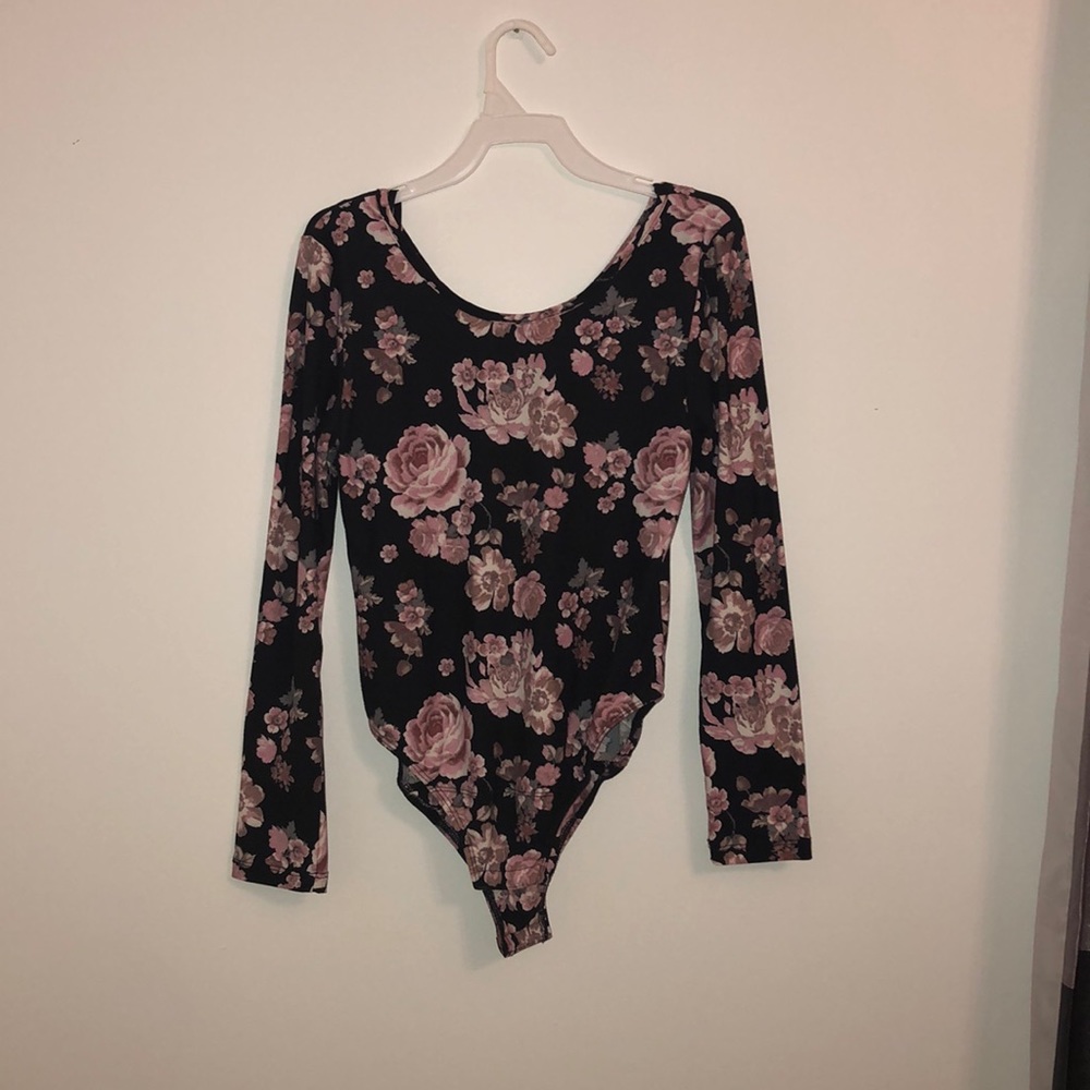 floral print bodysuit